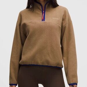 Lululemon Tumbled Fleece Half-Zip Jacket Size LG